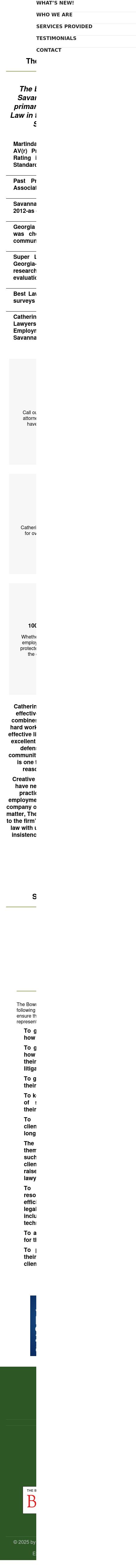 The Bowman Law Office, LLC - Savannah GA Lawyers