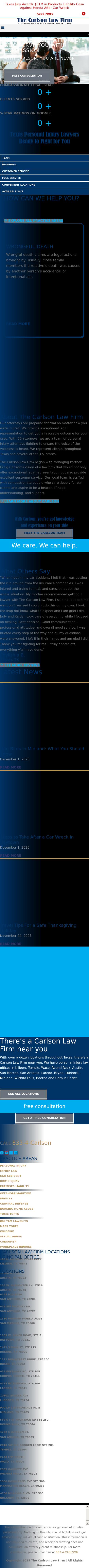 The Carlson Law Firm - San Antonio TX Lawyers