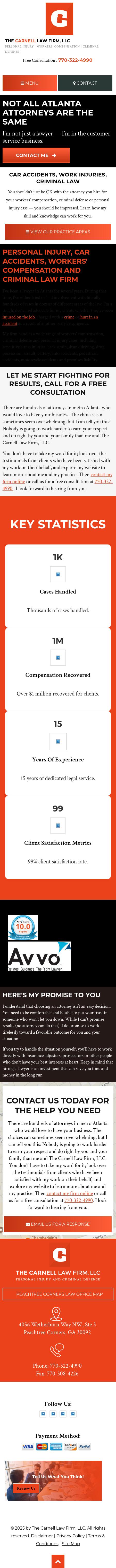 The Carnell Law Firm, LLC - Peachtree Corners GA Lawyers