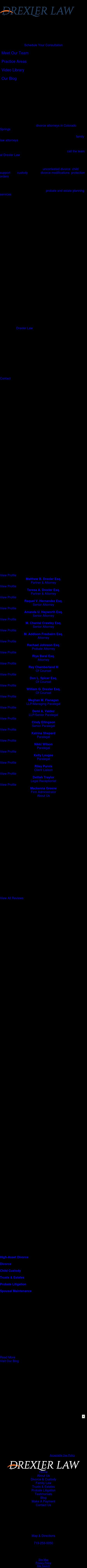 The Drexler Law Group, LLC - Colorado Springs CO Lawyers