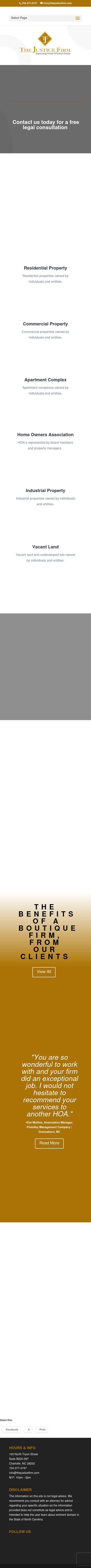 The Justice Firm - Charlotte NC Lawyers