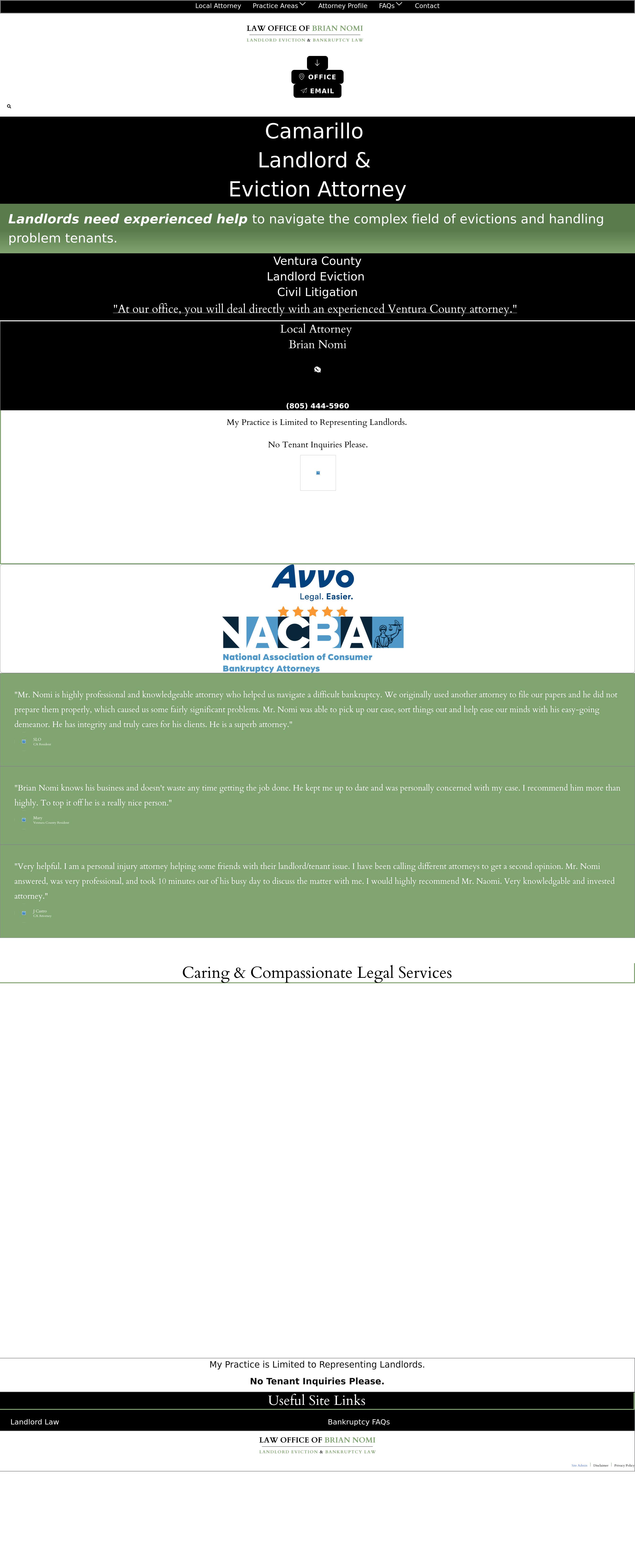 The Law Office of Brian Nomi - Camarillo CA Lawyers