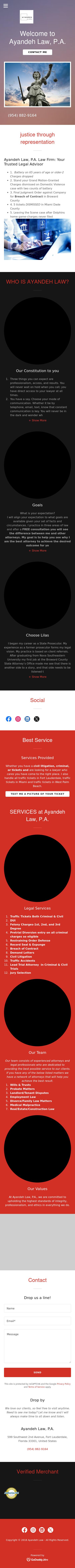 The Law Office of Lilas Ayandeh, P.A. - Fort Lauderdale FL Lawyers