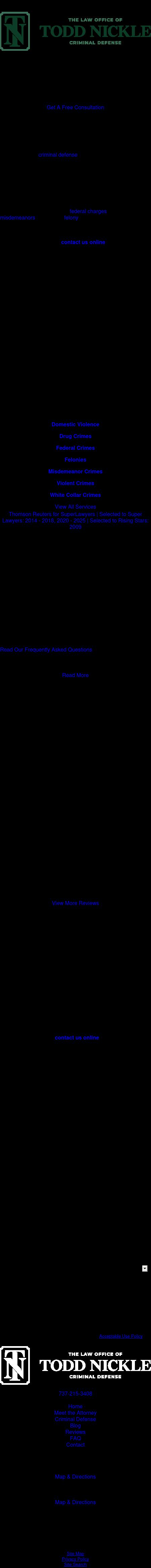 The Law Office of Todd Nickle - Austin TX Lawyers