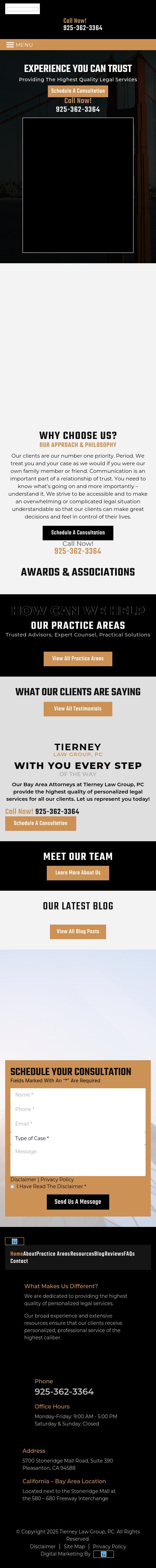 Tierney Law Group, PC - Pleasanton CA Lawyers
