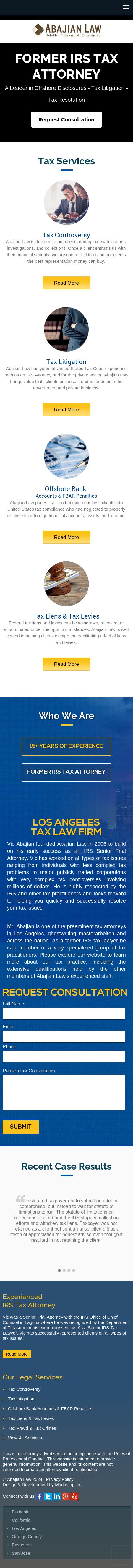 Vic Abajian, LL.M. - Irvine CA Lawyers