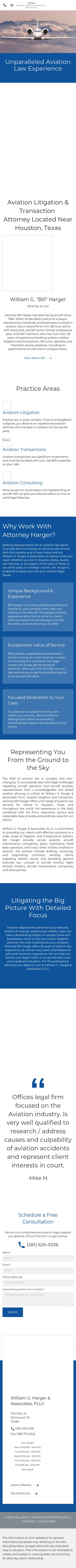 William G. Harger & Associates, PLLC - Richmond TX Lawyers