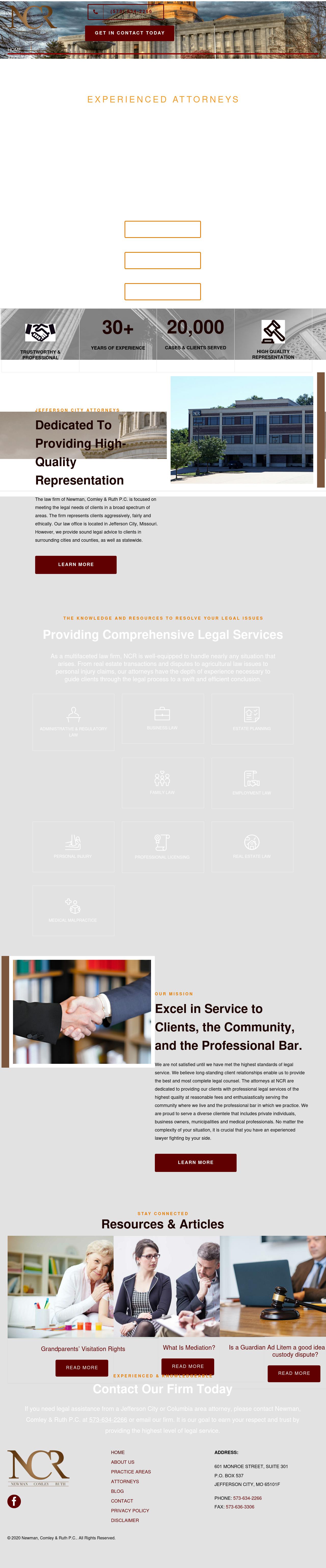 Newman, Comley & Ruth P.C. - Jefferson City MO Lawyers