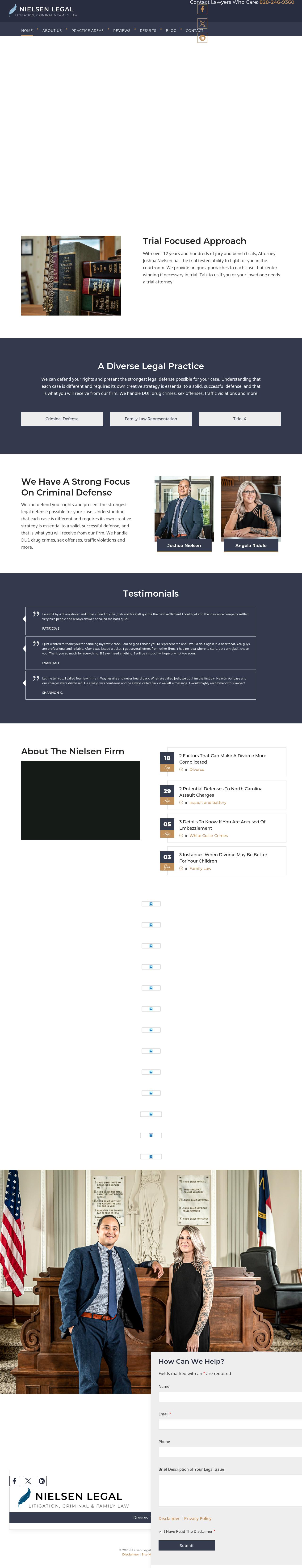 Nielsen Legal - Waynesville  NC Lawyers