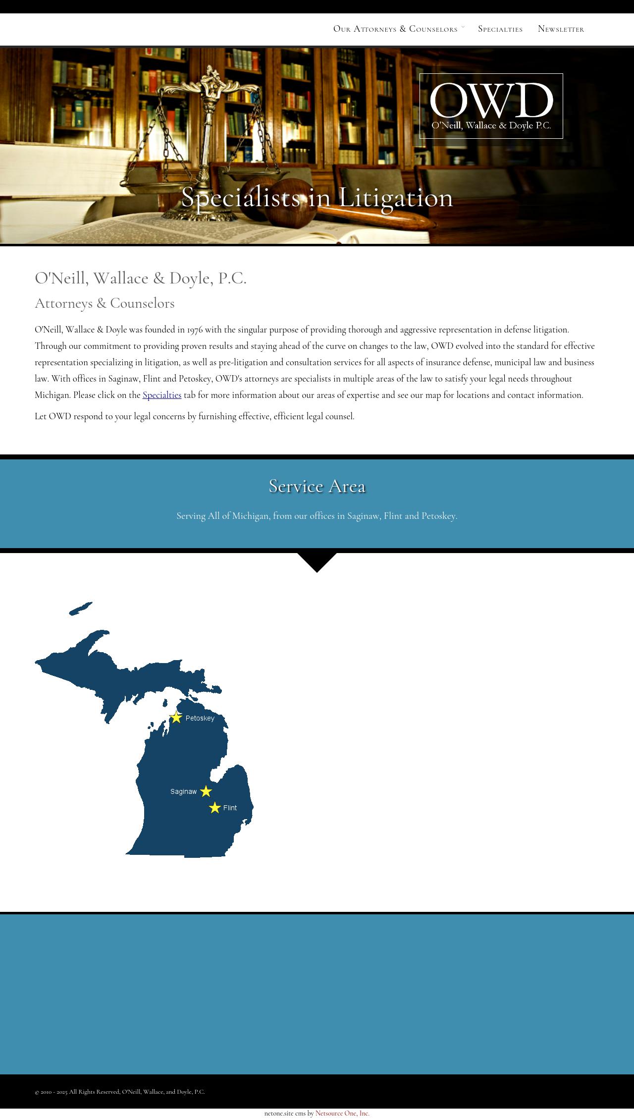 O'Neill, Wallace, and Doyle P.C. - Saginaw MI Lawyers