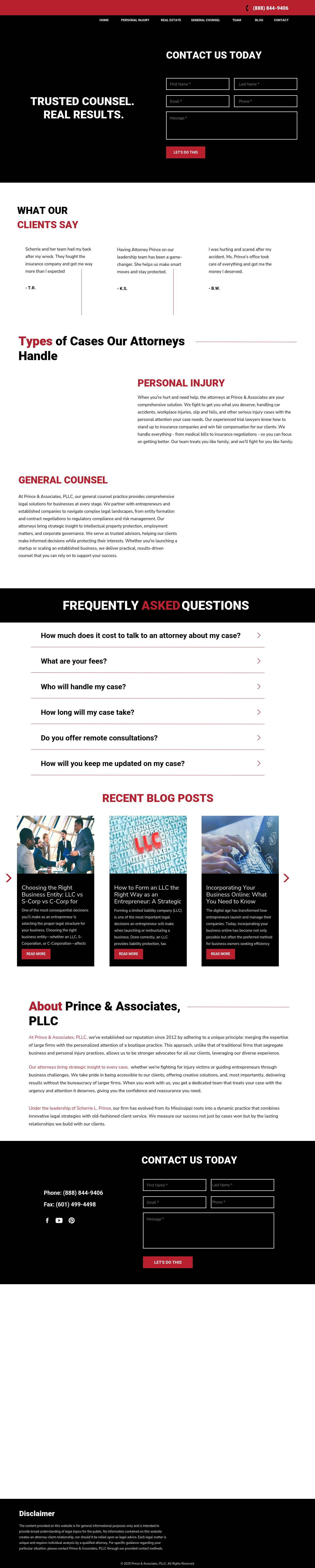 Prince & Associates, PLLC - Jackson MS Lawyers