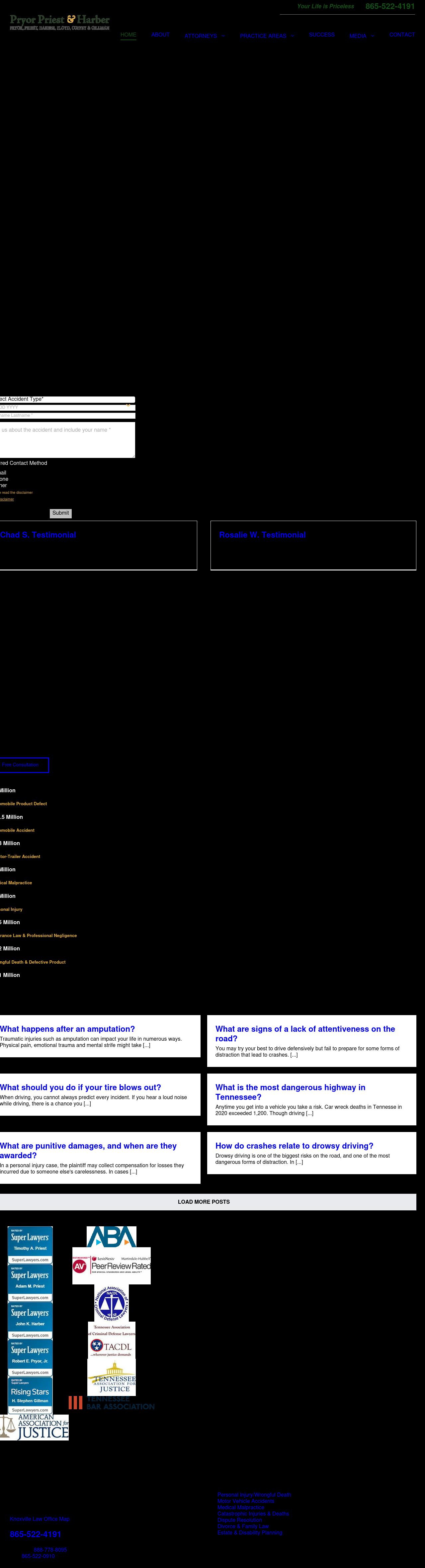 Pryor, Priest, and Harber - Knoxville TN Lawyers