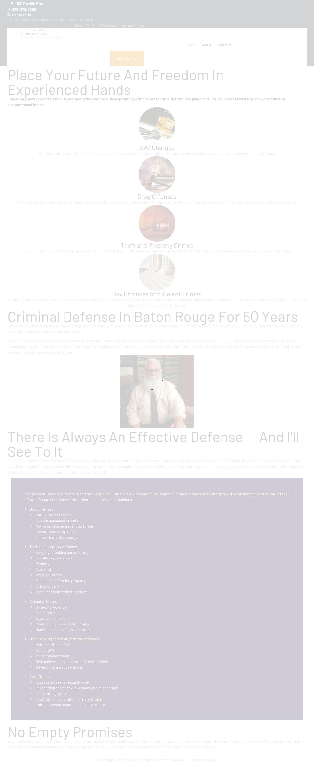 R. Neal Wilkinson Attorney at Law - Baton Rouge LA Lawyers