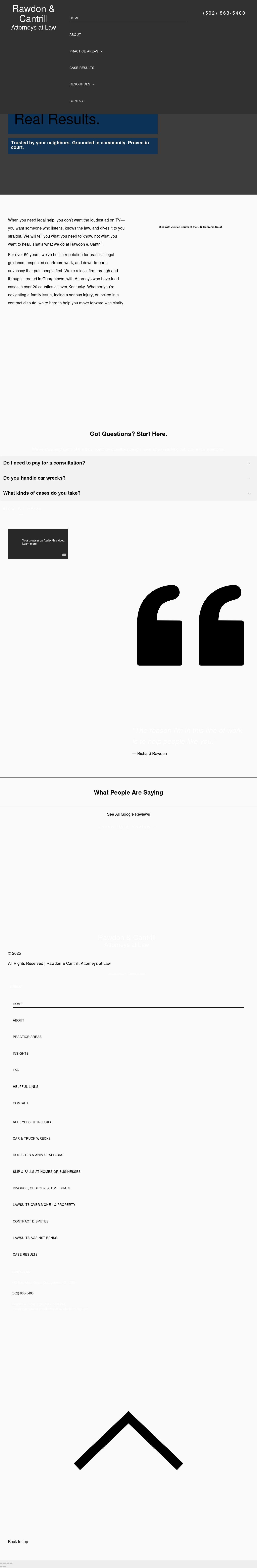 Richard M. Rawdon Jr. - Georgetown KY Lawyers