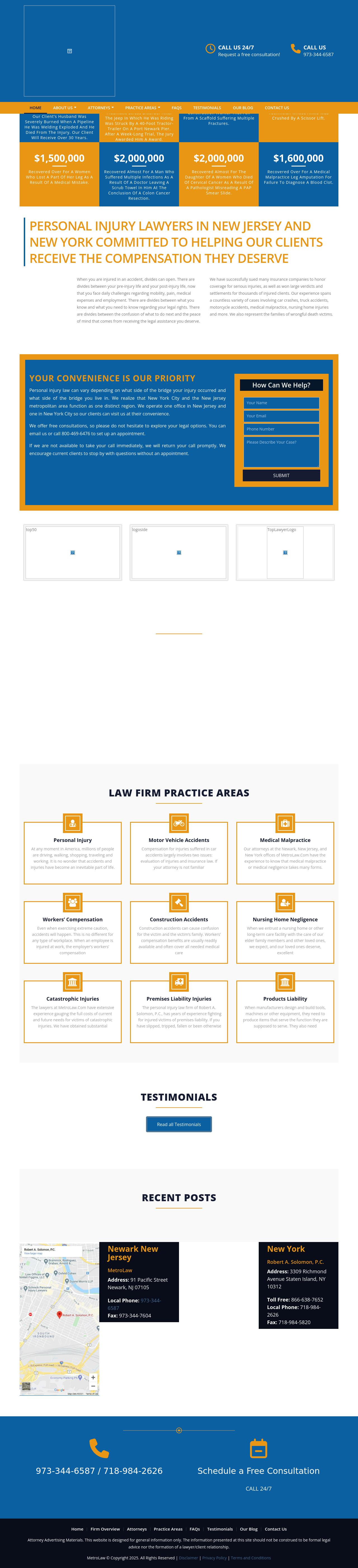 Robert A. Solomon, P.C. - Newark NJ Lawyers