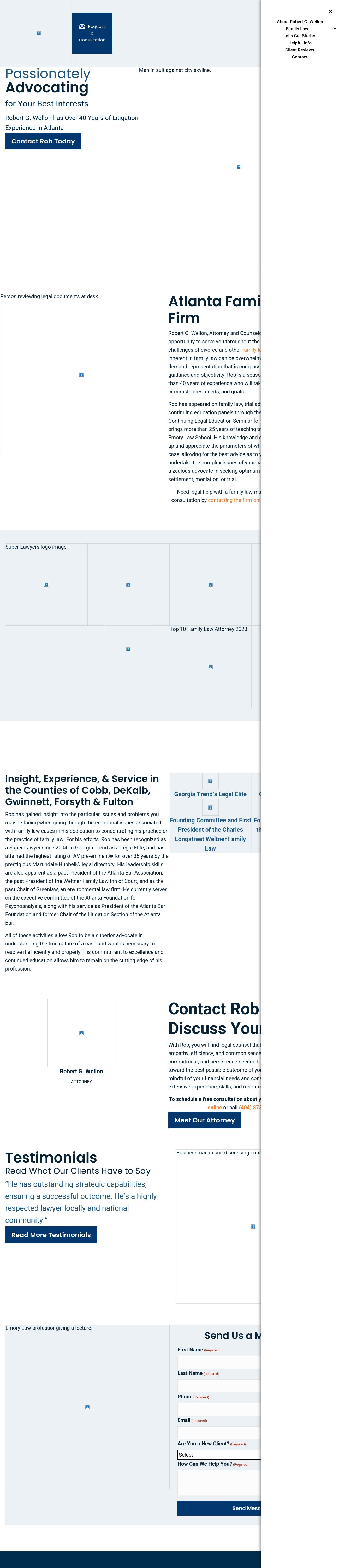 Robert G. Wellon - Atlanta GA Lawyers