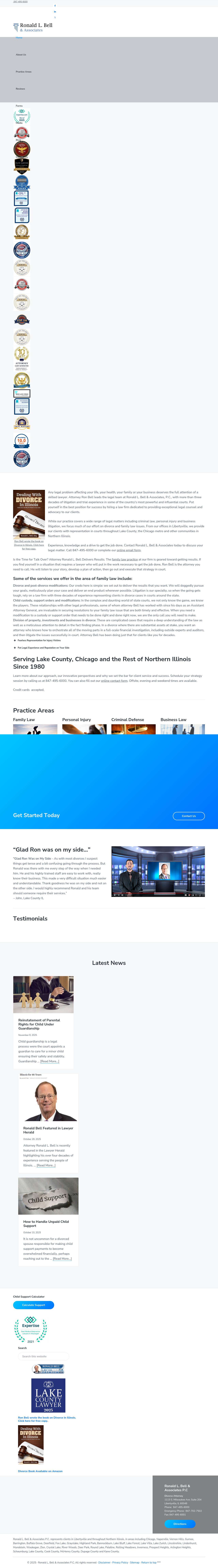 Ronald L. Bell & Associates P.C. - Libertyville IL Lawyers