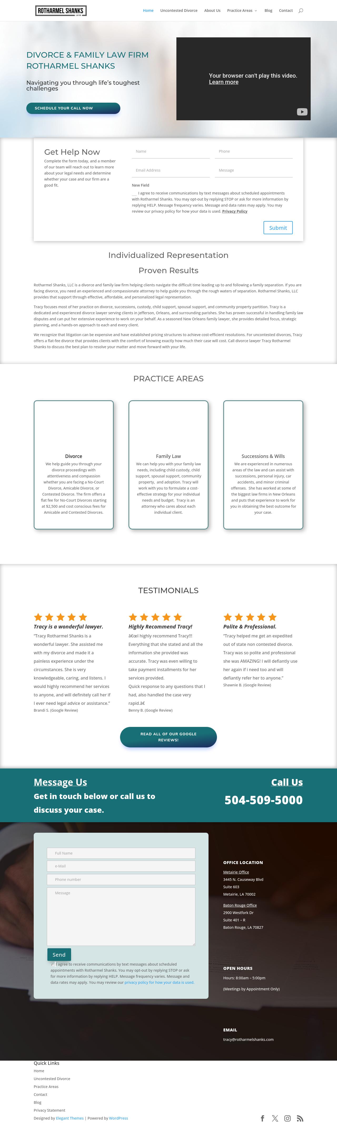 Rotharmel Shanks, LLC - New Orleans LA Lawyers