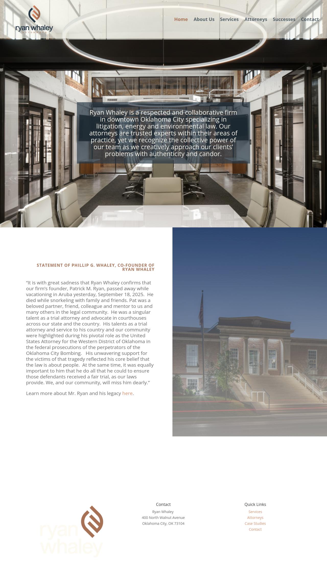 Ryan Whaley Coldiron Shandy PLLC - Oklahoma City OK Lawyers