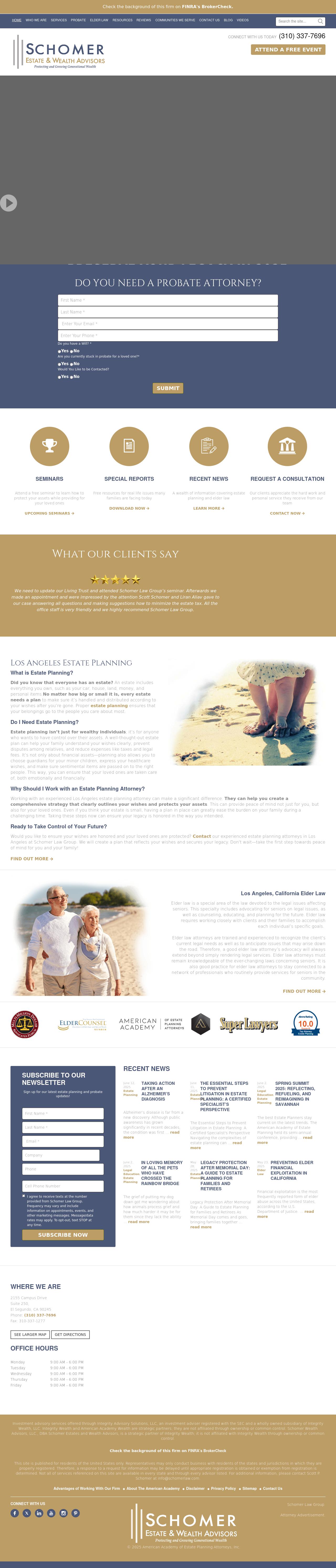 Schomer Law Group - El Segundo CA Lawyers
