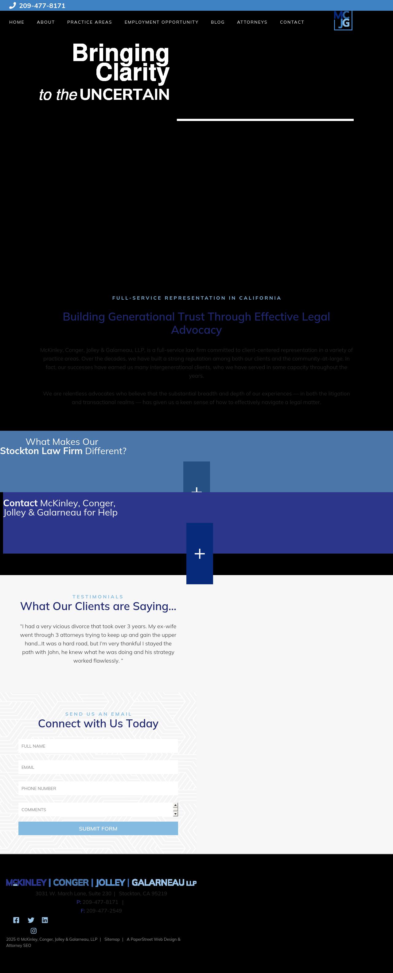 Shore, McKinley & Conger, LLP - Walnut Creek CA Lawyers