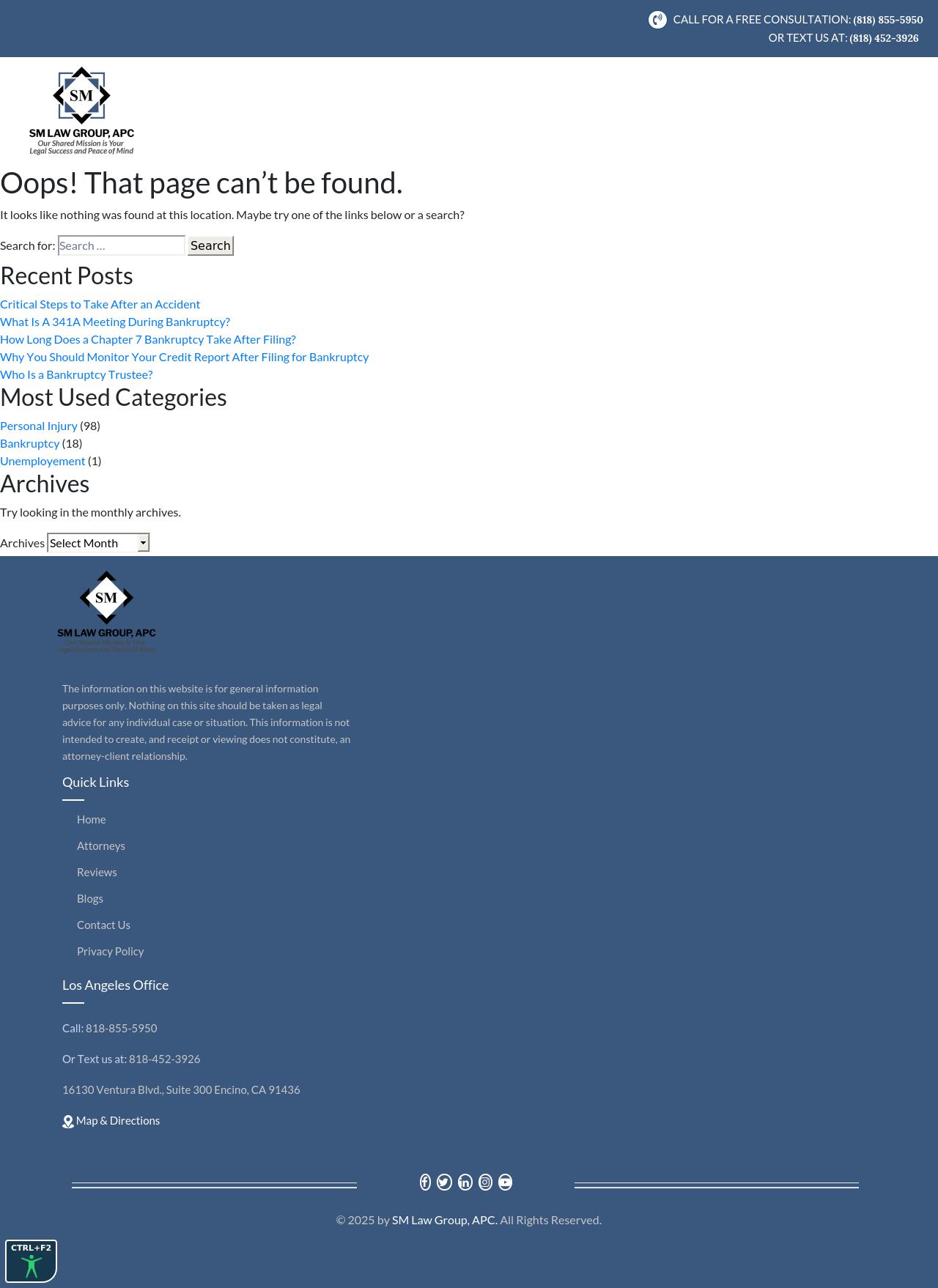 SM Law Group, APC - Riverside CA Lawyers