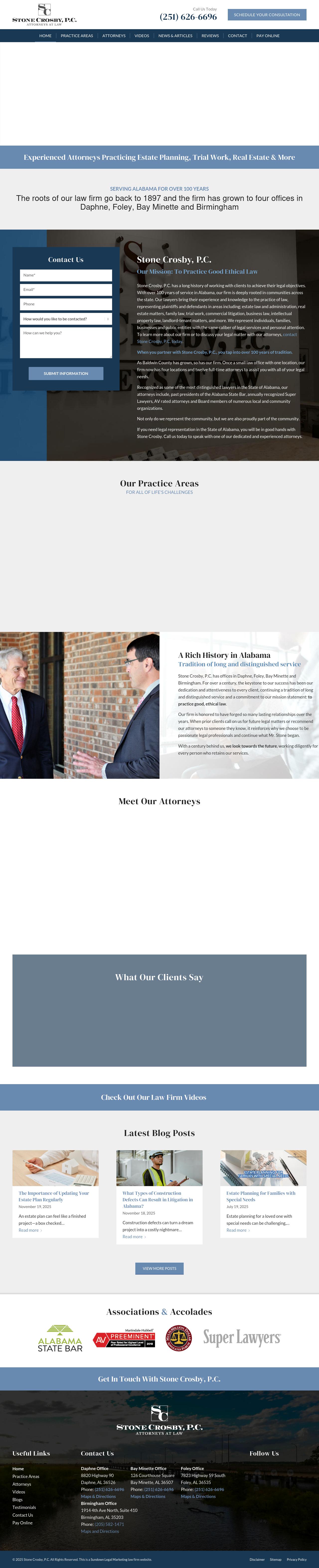 Stone, Granade & Crosby, P.C. - Daphne AL Lawyers