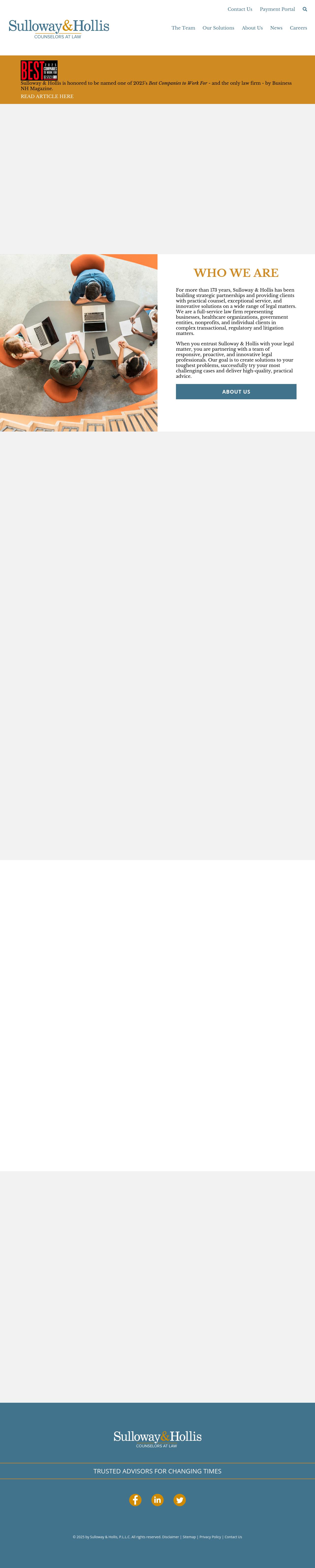 Sulloway & Hollis, P.L.L.C. - Concord NH Lawyers