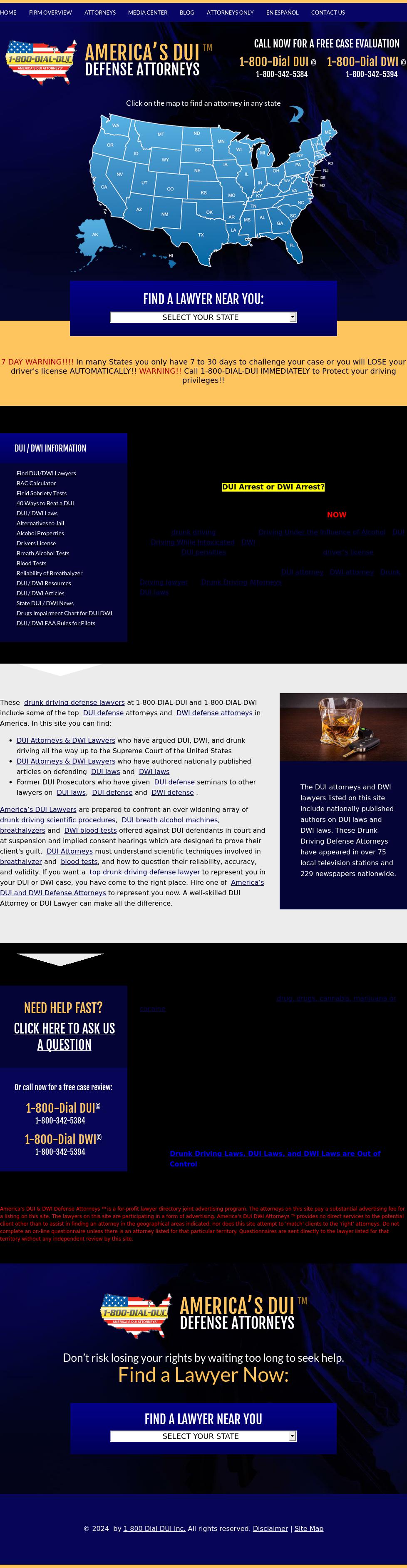 1 800 Dial DUI Inc. - Wheaton IL Lawyers