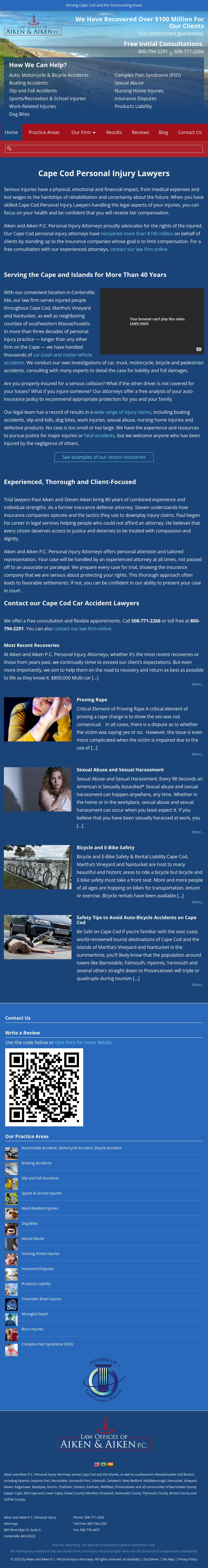 Aiken & Aiken, P.C. - Falmouth MA Lawyers