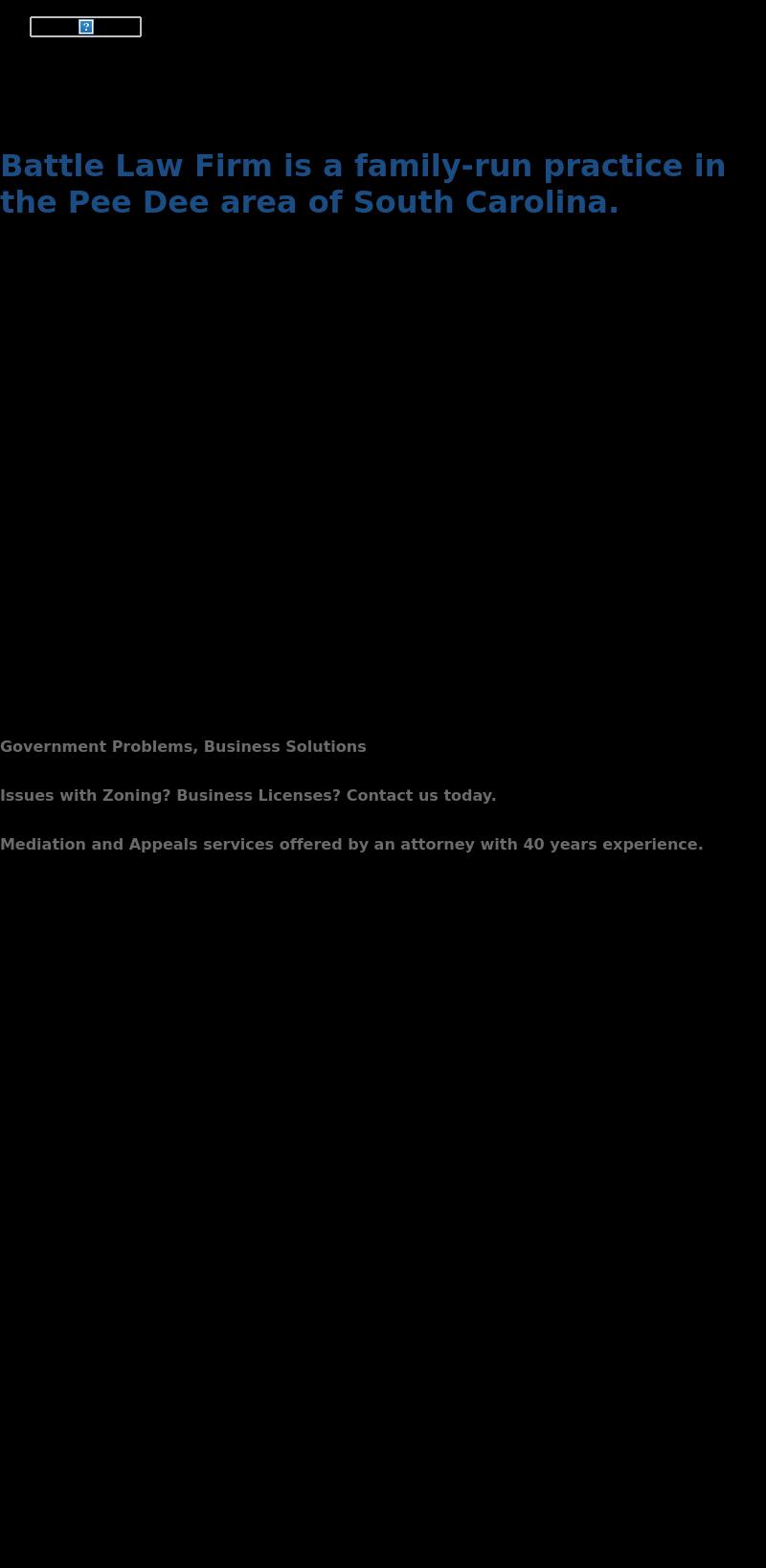 Battle Law Firm, LLC - Conway SC Lawyers