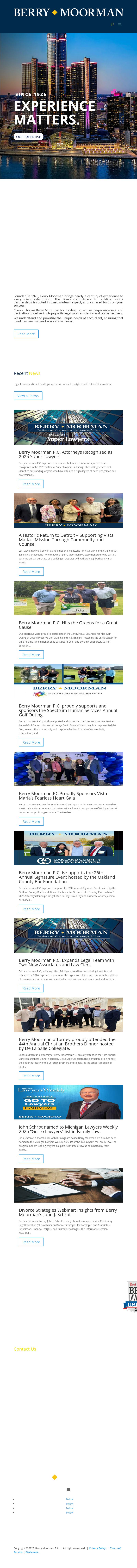 Berry Moorman PC - Ann Arbor MI Lawyers