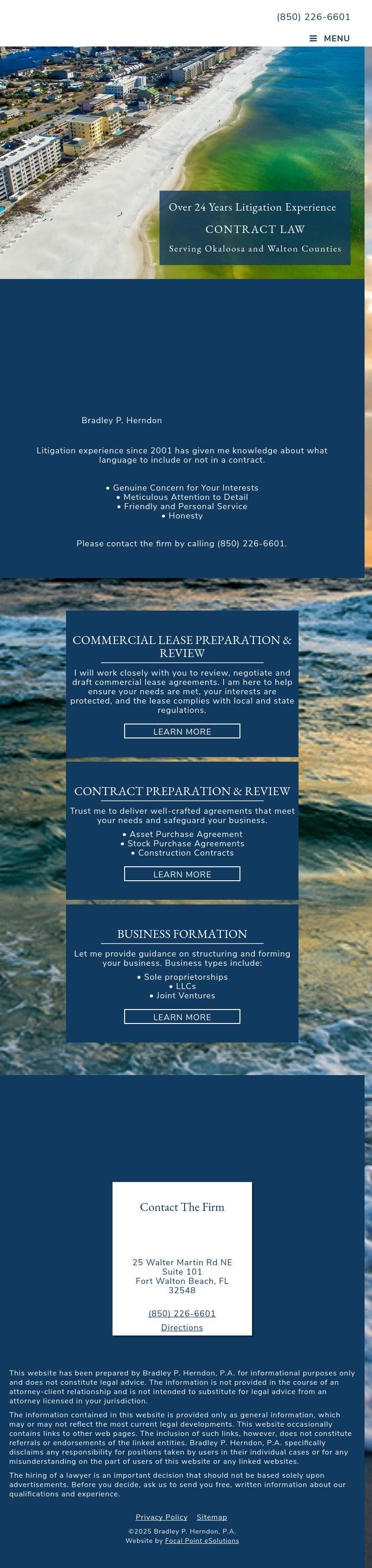 Bradley P. Herndon, P.A. - Fort Walton Beach FL Lawyers