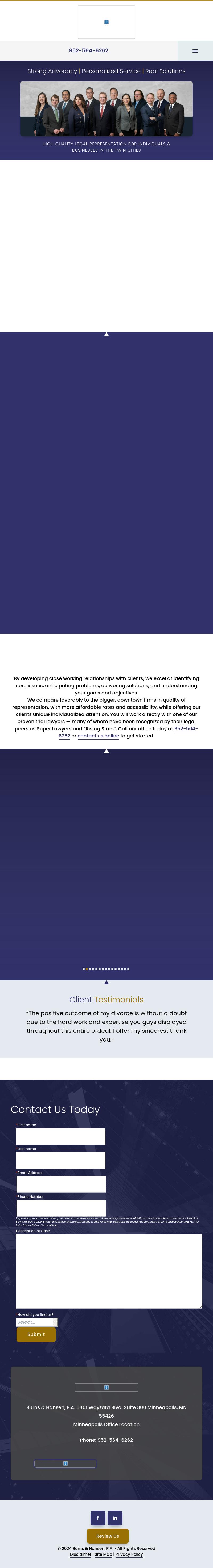 Burns & Hansen, P.A. - Minneapolis MN Lawyers
