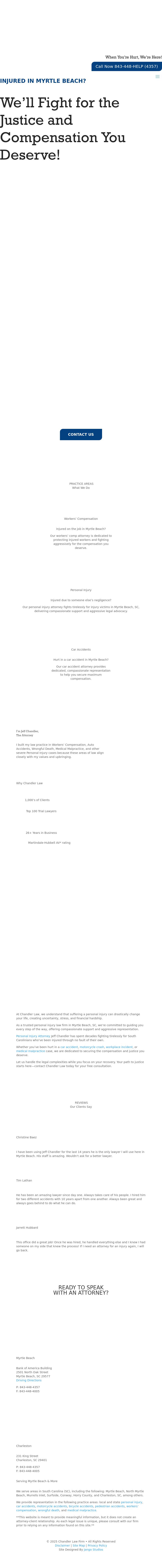 Chandler Law Firm - Myrtle Beach SC Lawyers