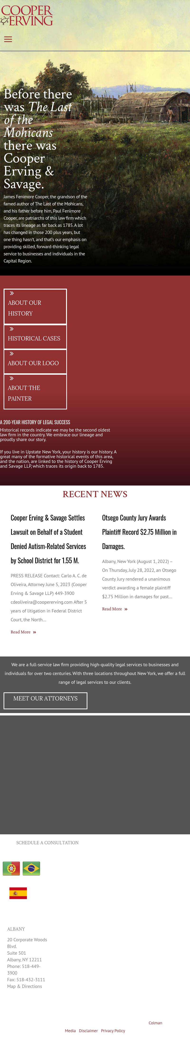 Cooper Erving & Savage LLP - Albany NY Lawyers