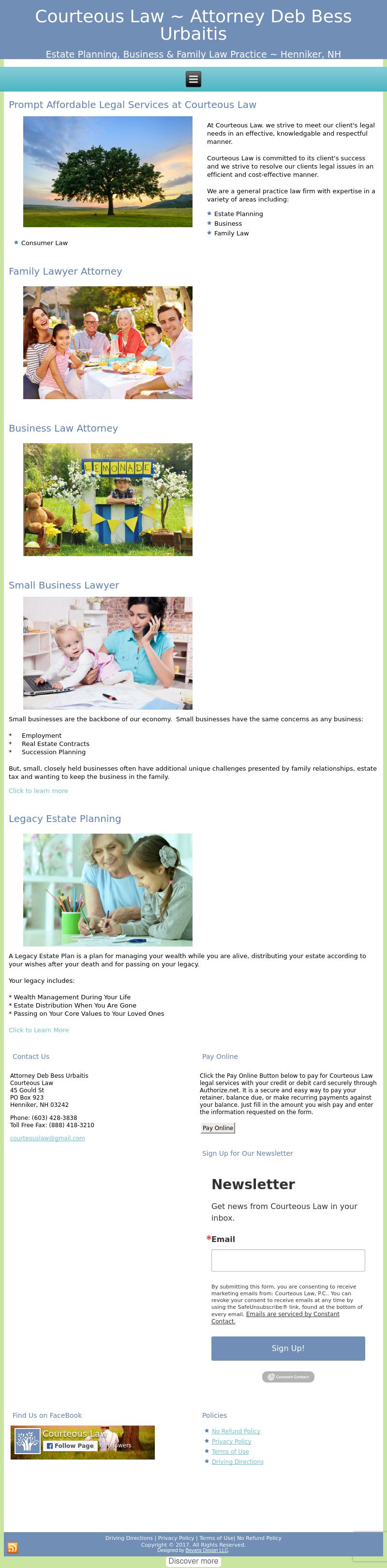 Courteous Law - Henniker NH Lawyers