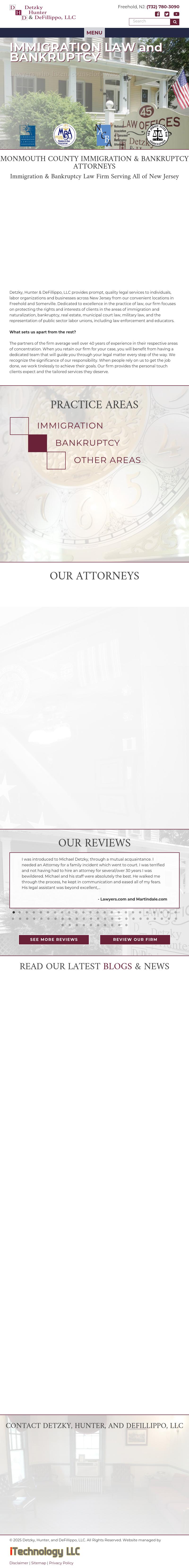 Detzky Hunter & Defillippo, LLC - Freehold NJ Lawyers
