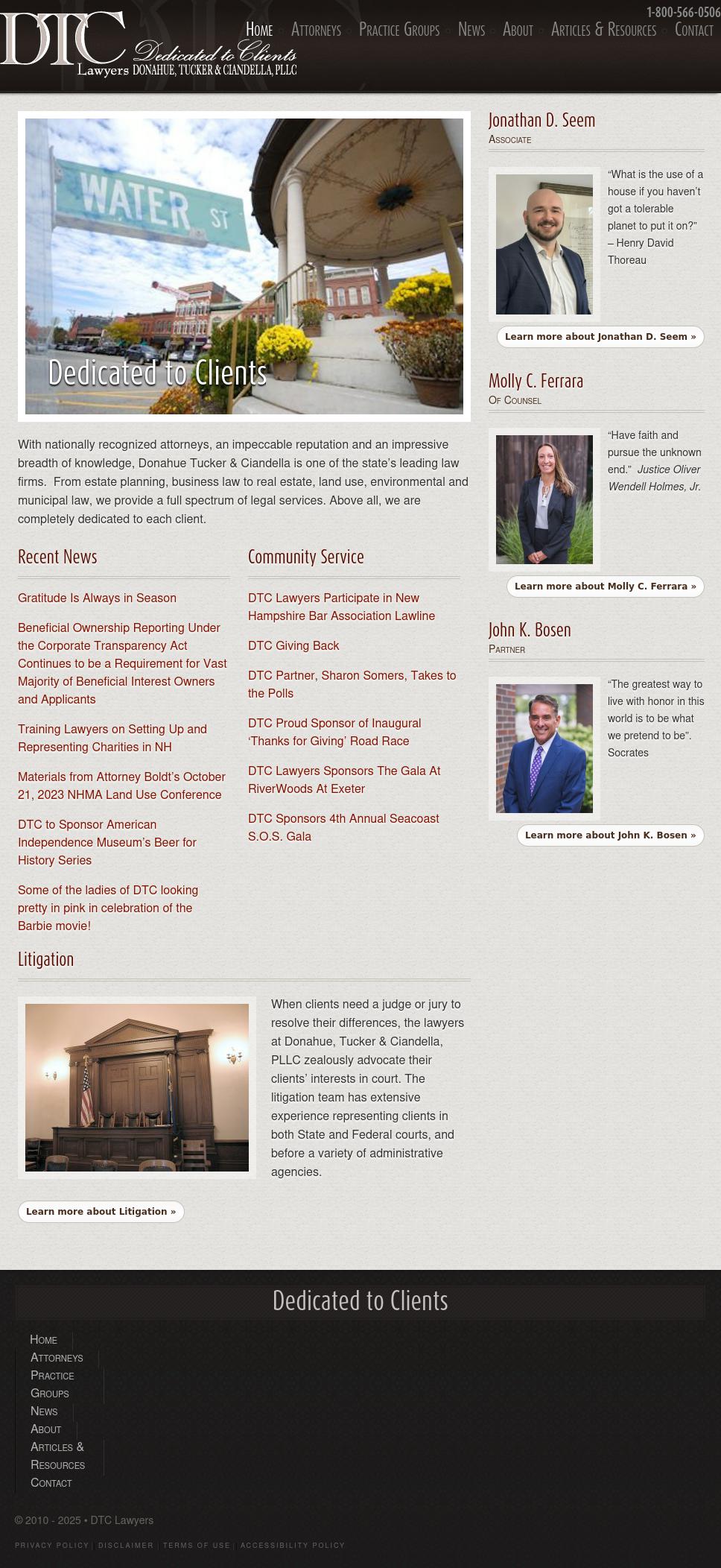 Donahue Tucker & Ciandella PLLC - Meredith NH Lawyers