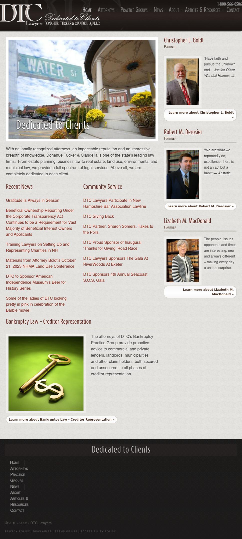 Donahue Tucker & Ciandella PLLC - Portsmouth NH Lawyers