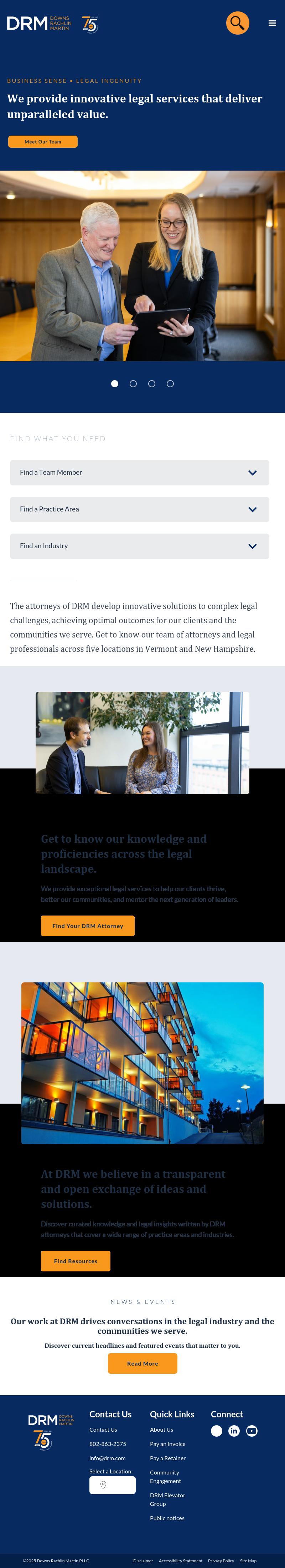 Downs Rachlin Martin PLLC - Montpelier VT Lawyers