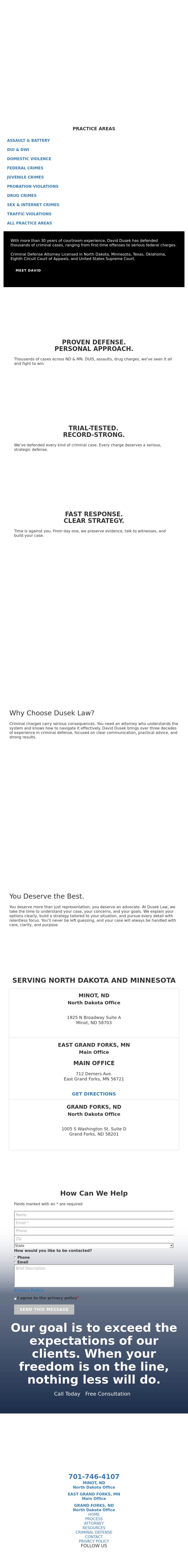 Dusek Law - East Grand Forks MN Lawyers