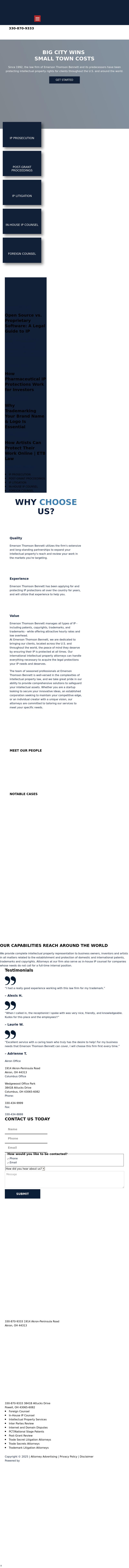 Emerson Thomson Bennett, LLC - Akron OH Lawyers