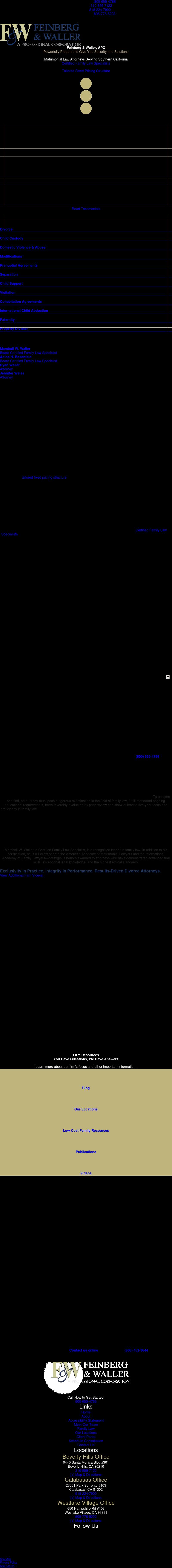 Feinberg & Waller - Calabasas CA Lawyers