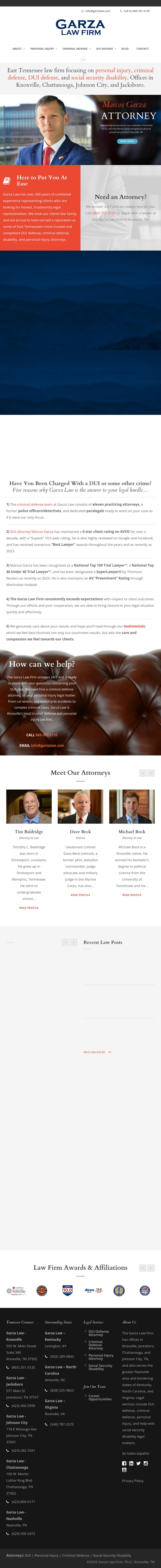 Garza Law Firm PLLC - Knoxville TN Lawyers