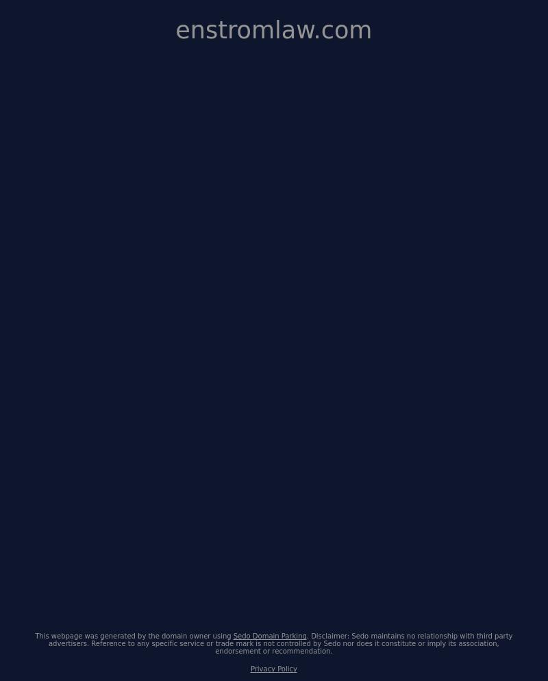 George E. Enstrom Law Offices - Freeport IL Lawyers