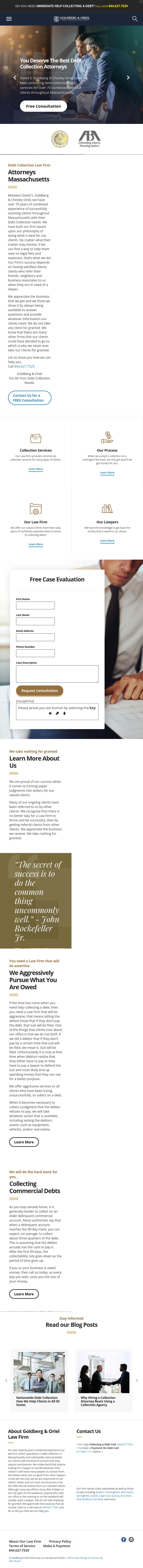 Goldberg & Oriel - Framingham MA Lawyers