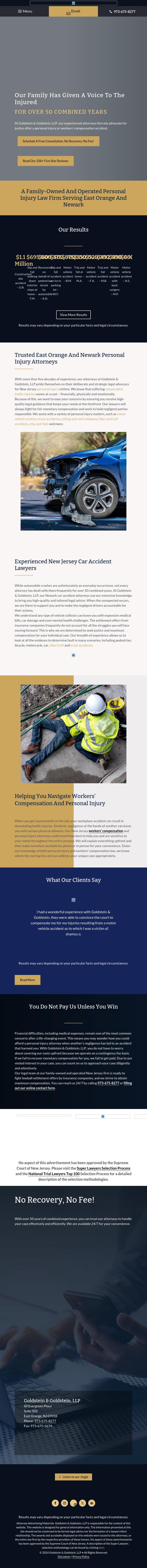 Goldstein & Goldstein, LLP - East Orange NJ Lawyers