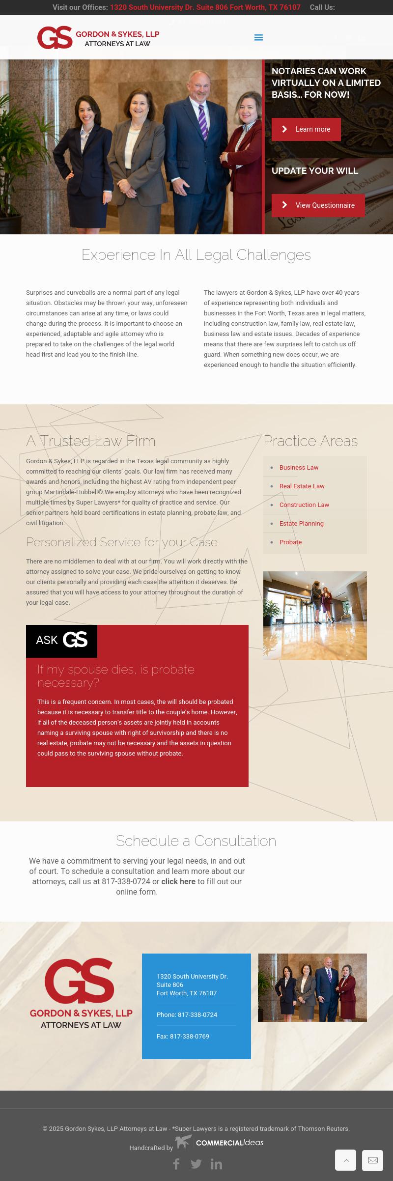 Gordon & Sykes, LLP - Fort Worth TX Lawyers