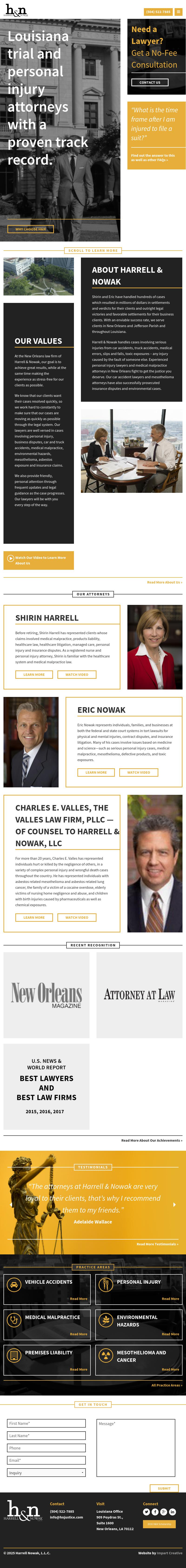 Harrell & Nowak, LLC - New Orleans LA Lawyers